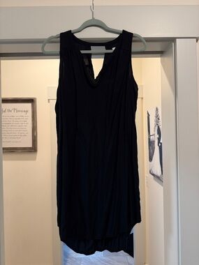 Old Navy Black Sleeveless V-Neck Tunic Dress